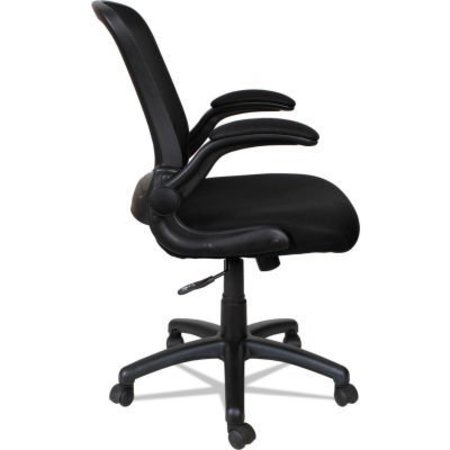 Alera Eb-E Series Swivel/Tilt Mid-Back Mesh Chair, Supports Up To 275 Lbs, Blk Seat/Blk Back -  EBE4217
